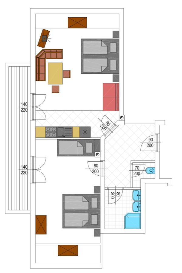 Апартаменты Haus Plattenkar Обертауэрн Экстерьер фото